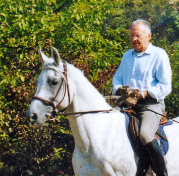 Georg Thierer in the saddle of Moneera Seneb. Photo Ina Baader