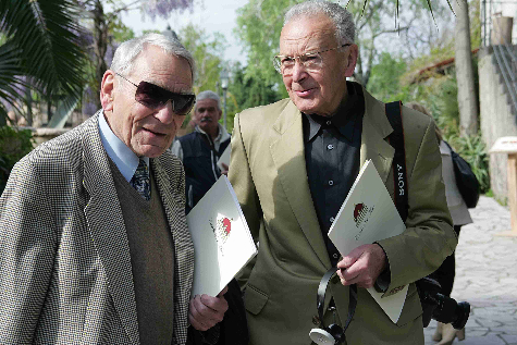 Georg Thierer mit Georg Olms in Sizilien 2010. Foto Archiv Asil Club